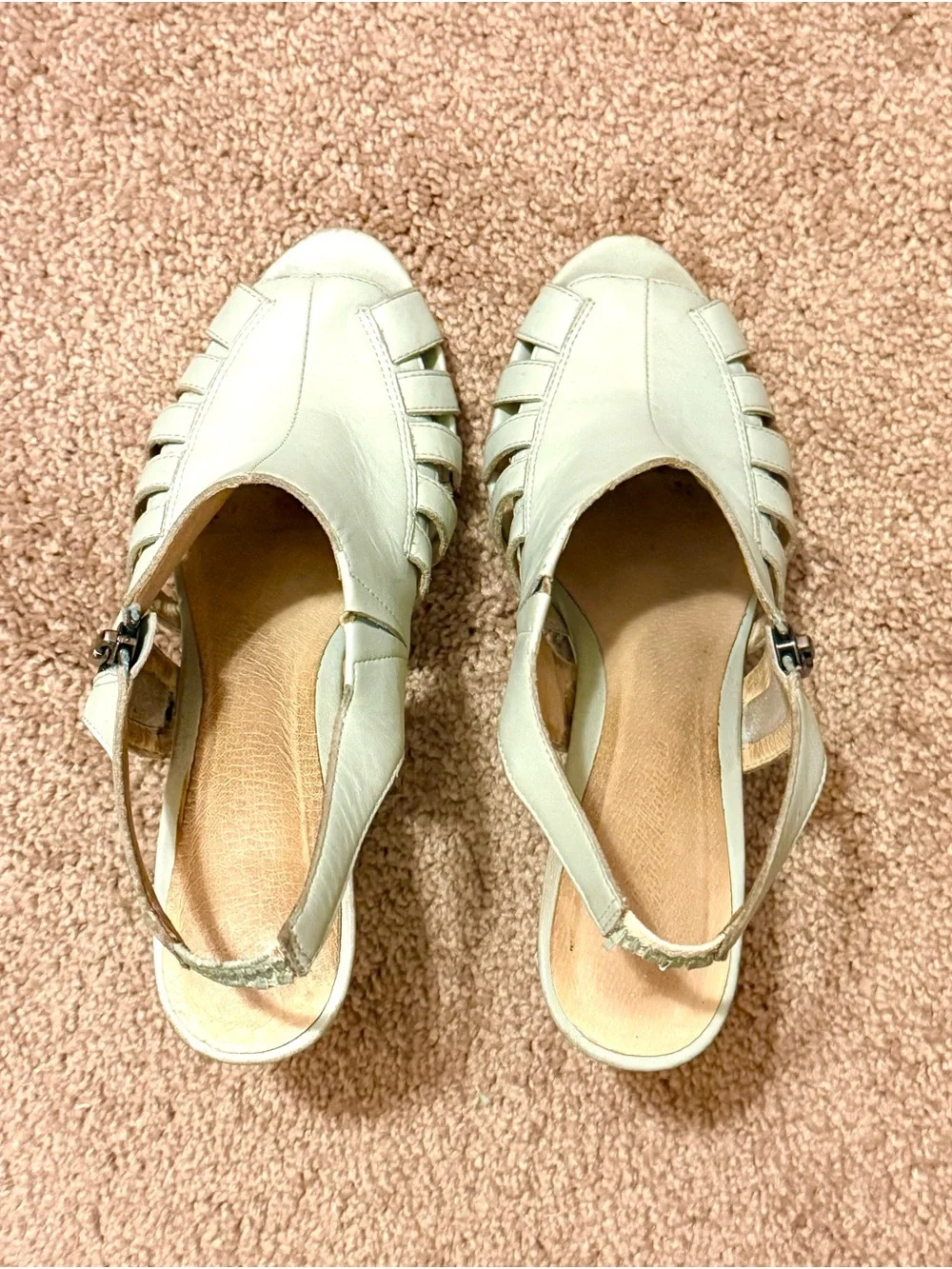 Women’s Colonial Madness Mint Green Wedge Sandals